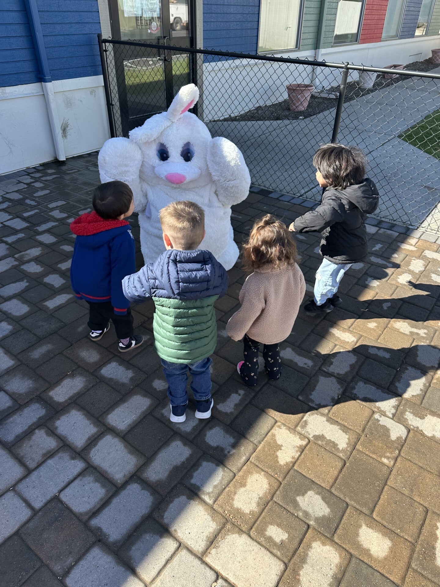 Easter Bunny Visit to ECEAP