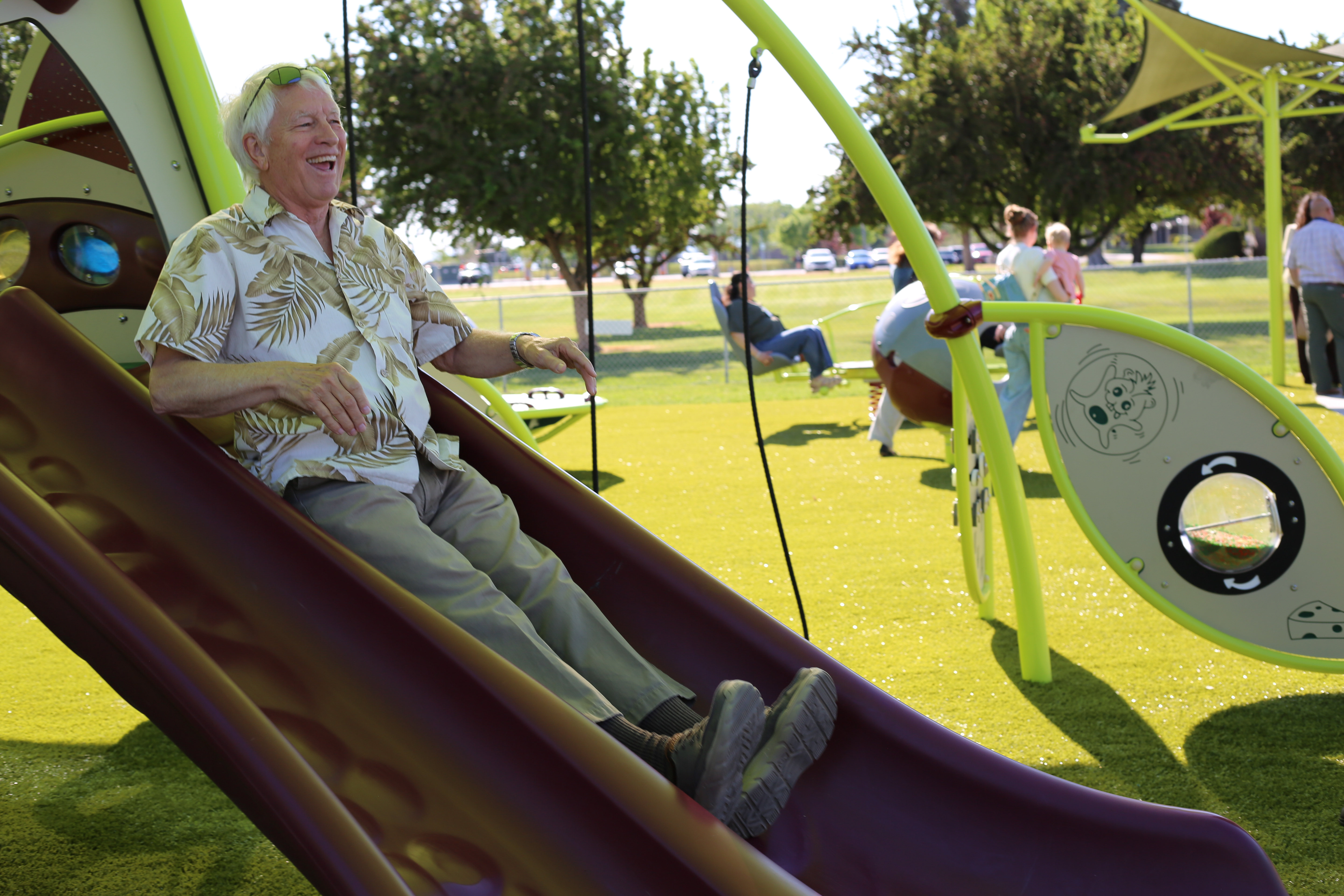 David Helseth at the Playground Dedication