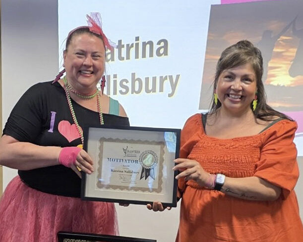 The Senior Services Team from Catholic Charities Serving Central Washington was recognized for excellence in volunteer recruitment, operational support, and leadership during a celebratory '80s-themed statewide meeting in Leavenworth.