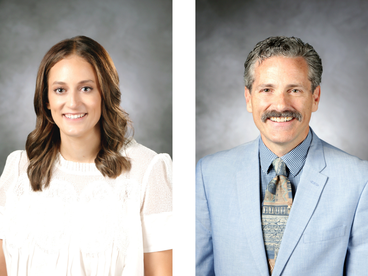 Whitney Carlson, Executive Vice President & COO and Steve Wilmes, Vice President of Mission Advancement
