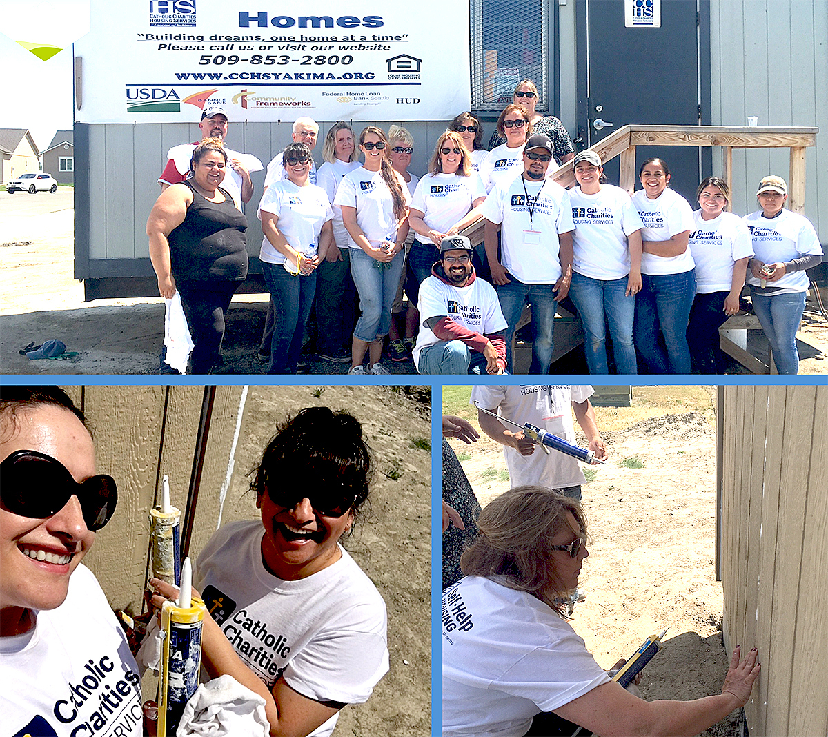 USDA Rural Development Team Visits Sunnyside – Helps Families with Home Construction
