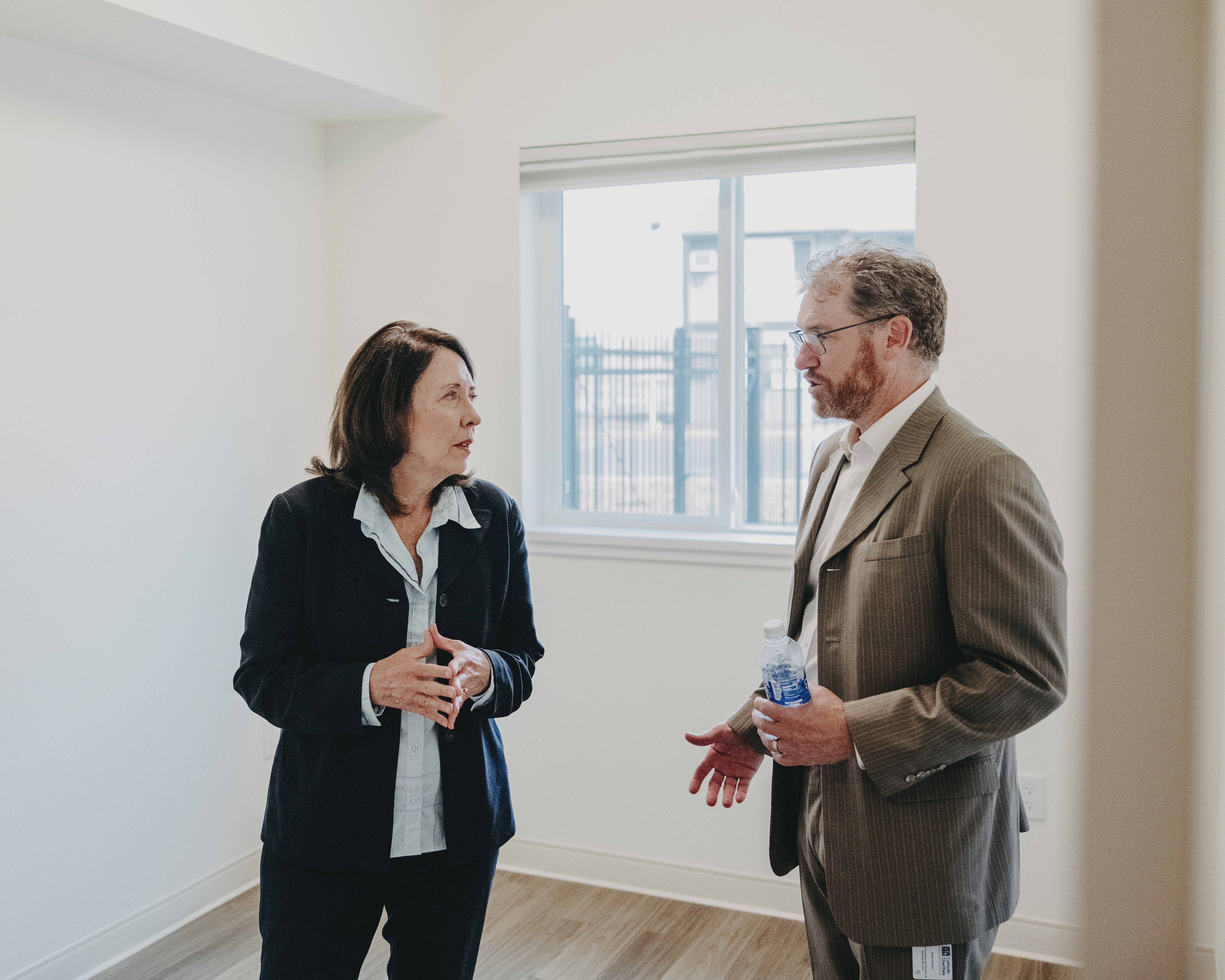 Bryan Ketcham Guides Senator Cantwell on Apartment Tour